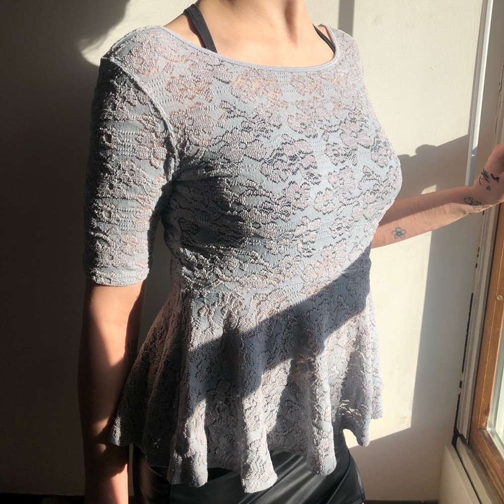 Free People Lace Top